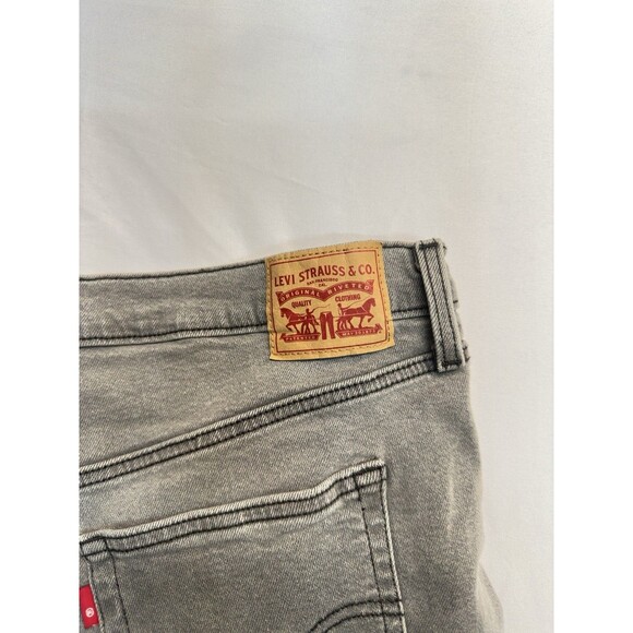 LEVI'S LEVI RIBCAGE STRAIGHT ANKLE BUTTON FLY DENIM JEANS WOMENS PLUS SIZE 18 W - Picture 3 of 6